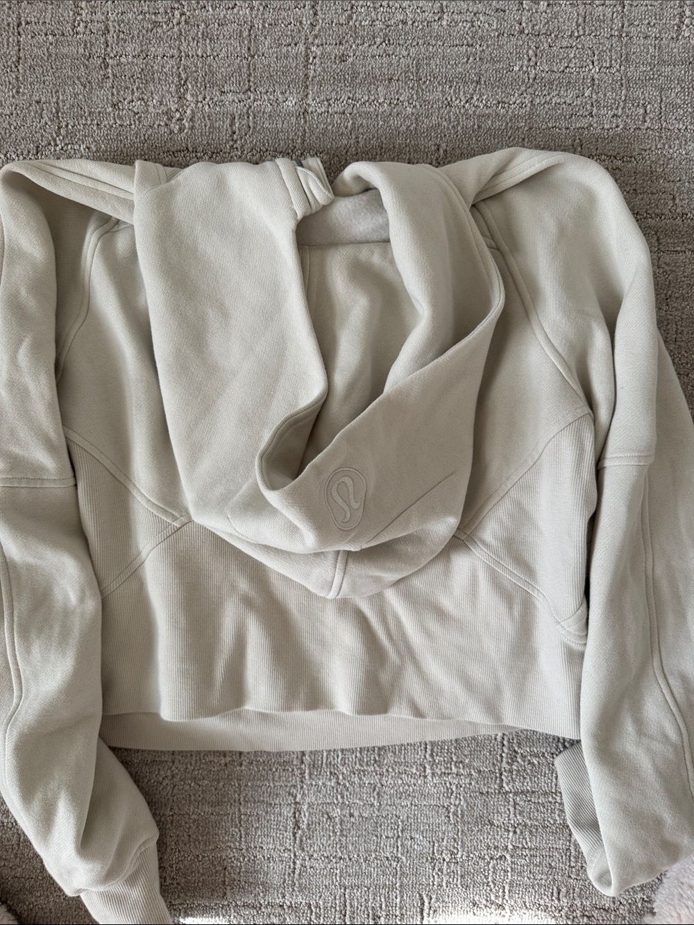 Lululemon Scuba Cream Half-Zip Pullover Sweater - Picture 3 of 3
